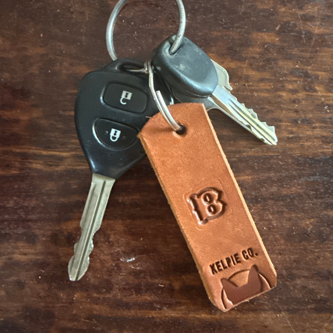 Australian Leather Kelpie Co. Keyring