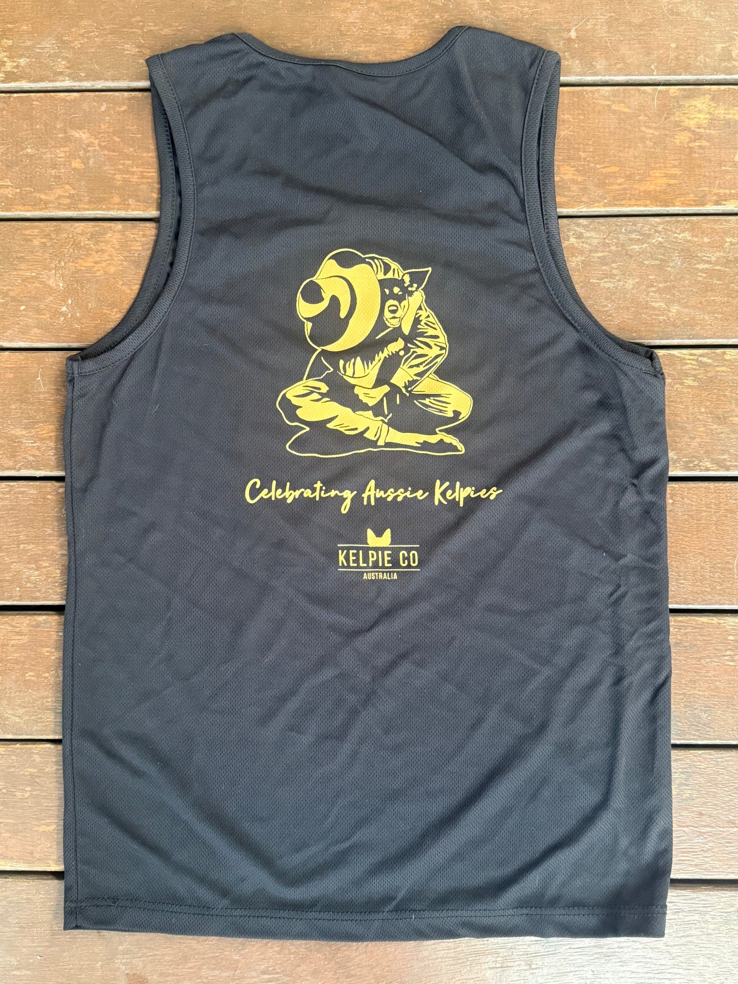 Kelpie Co. Athletic Mesh Running Singlet back