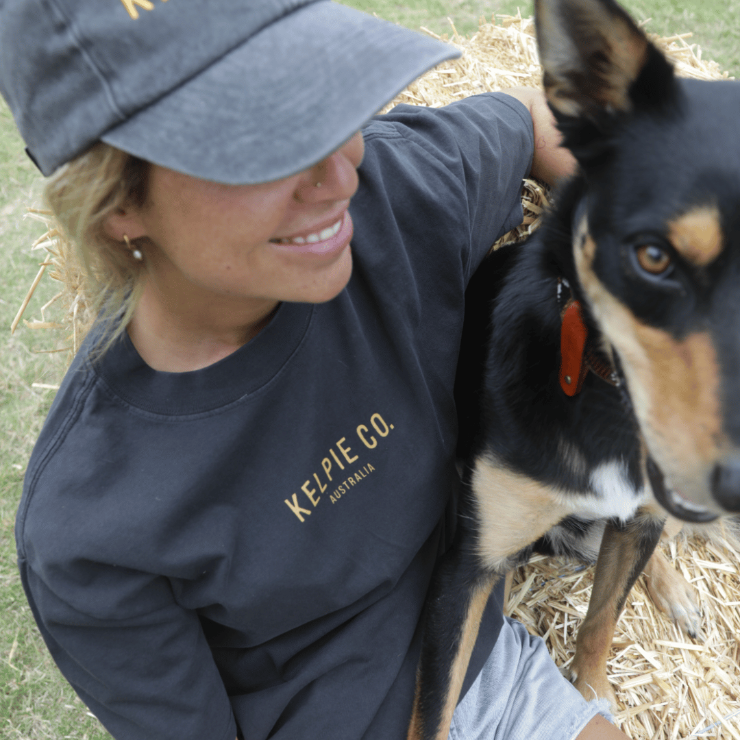 Kelpie Tshirt - Kelpies & Cowgirls Icons Oversized Tee
