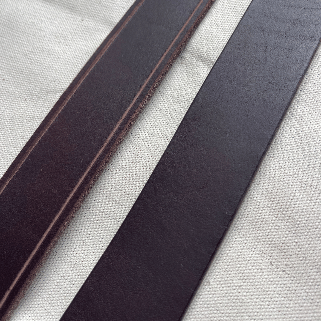 Kelpie Co. Australian Leather Handcrafted Belts - Raw Edges