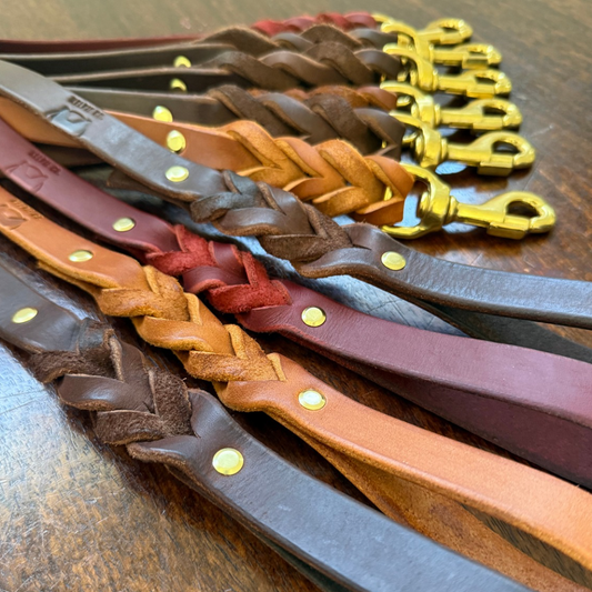 Kelpie Co. Australia Leather Dog Leads