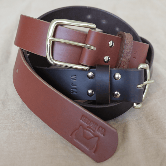 Kelpie Co. Australian Leather Handcrafted Belts - Sleek Finished Edges