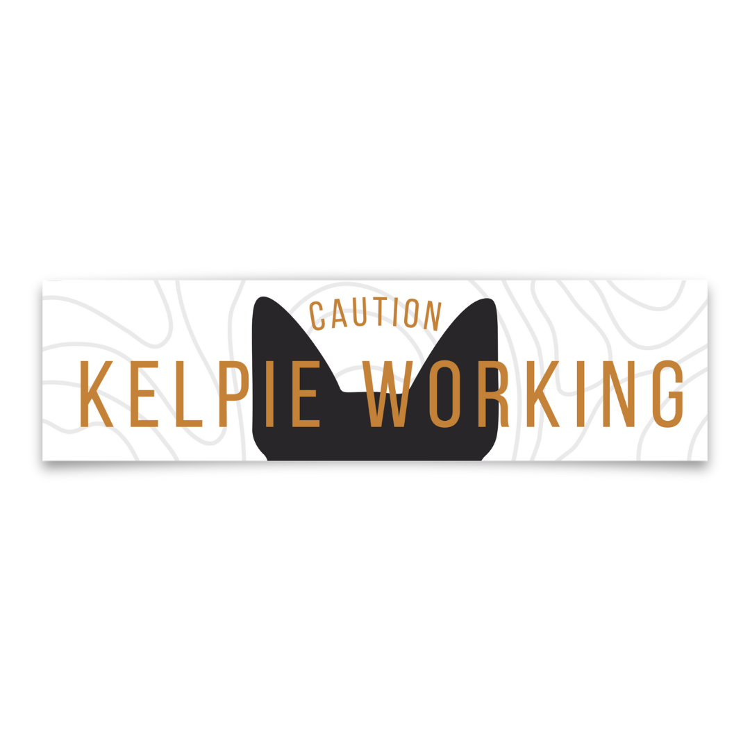 Kelpie Co. Large Bumper Sticker