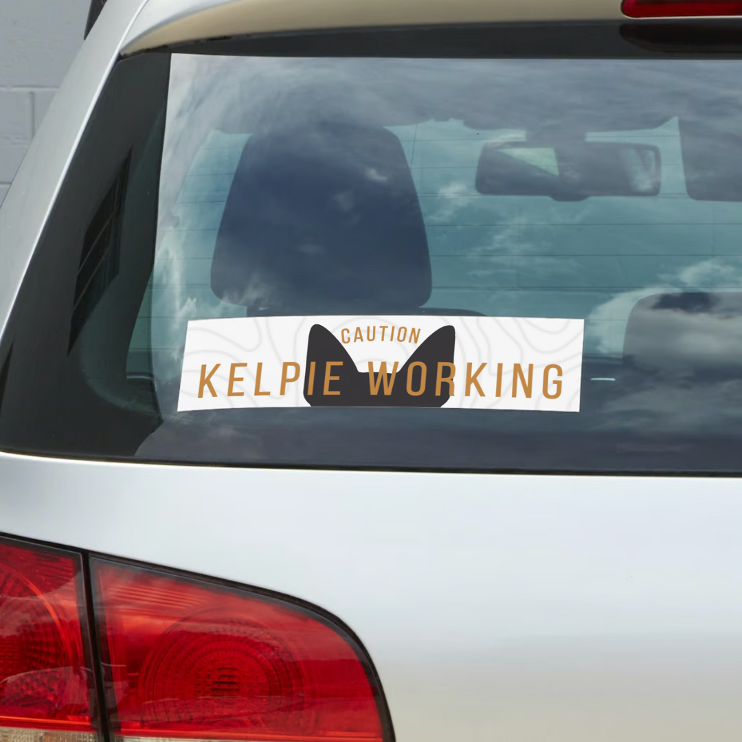 Kelpie Co. Large Bumper Sticker