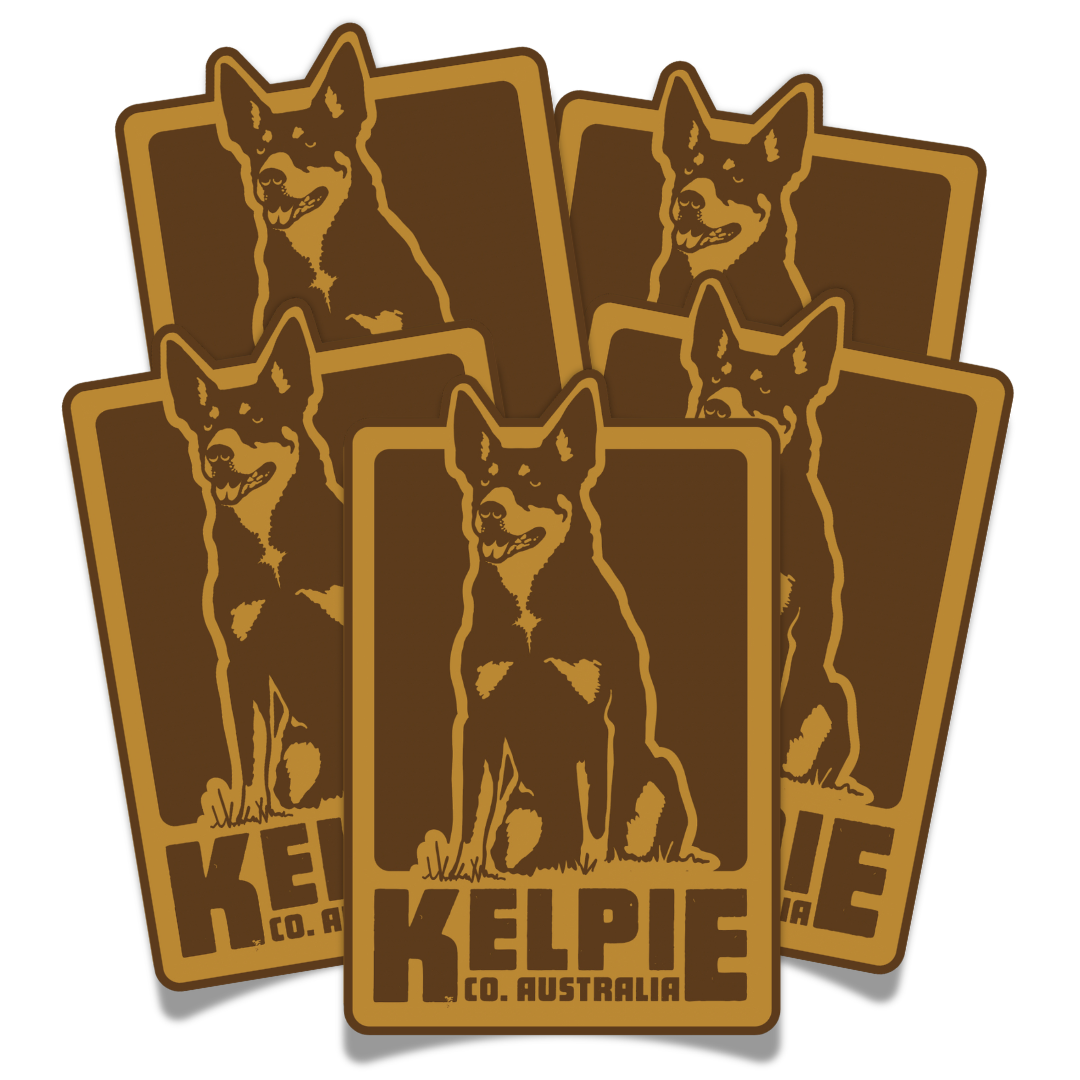 Kelpie Icon Sticker