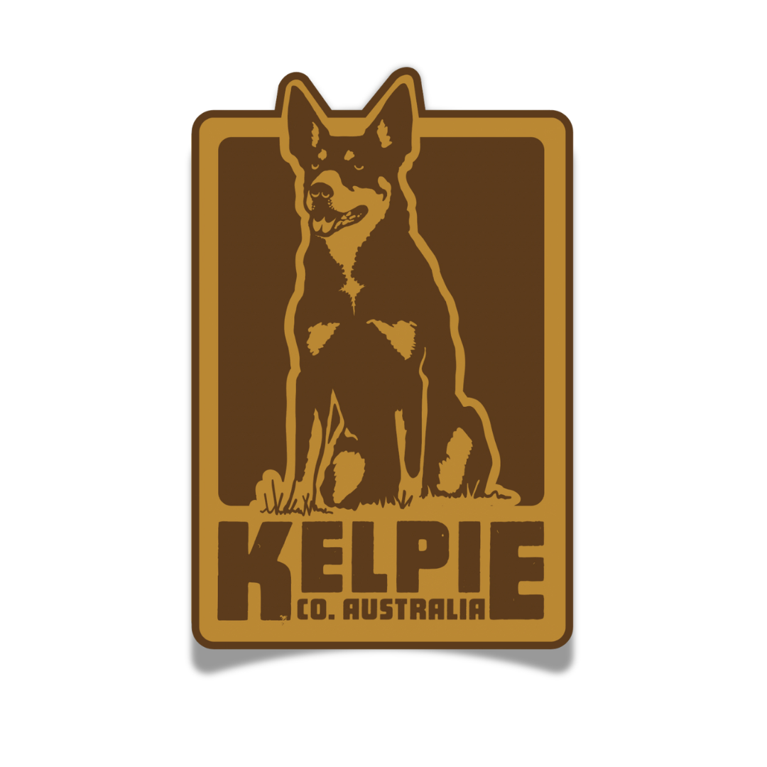 Kelpie Icon Sticker