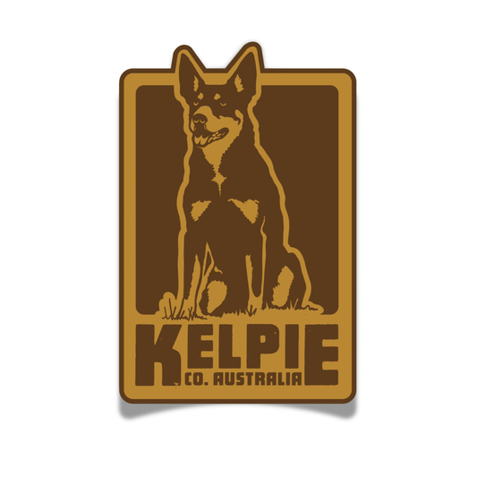 Kelpie Icon Sticker