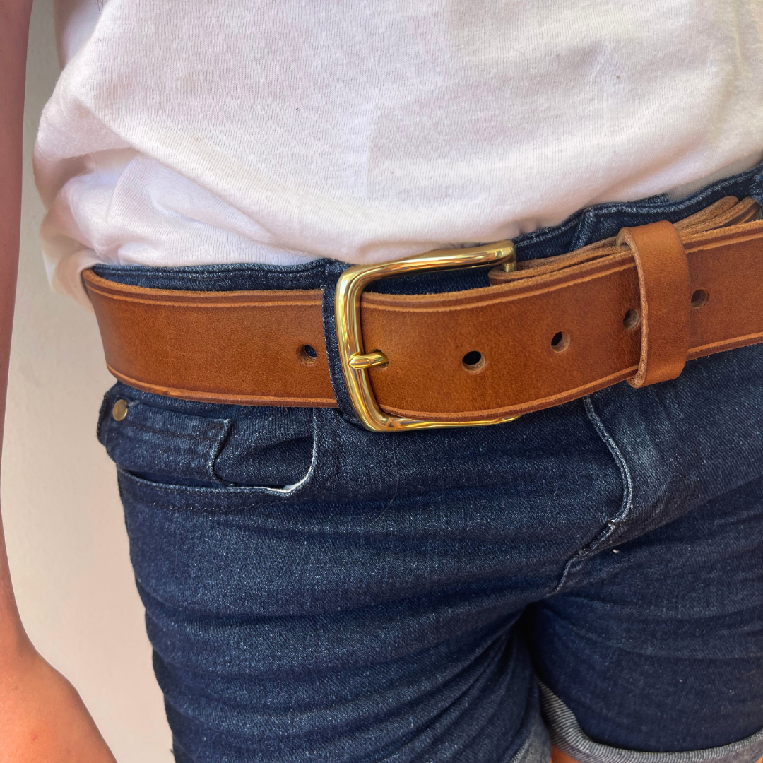 Kelpie Co. Australian Leather Handcrafted Belts - Raw Edges