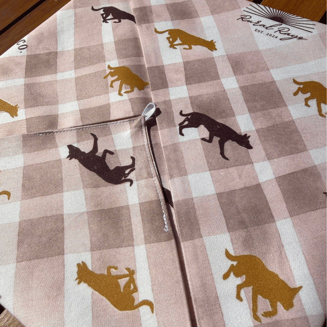 Kelpie Co. x Rural Rays Bandanna Collab