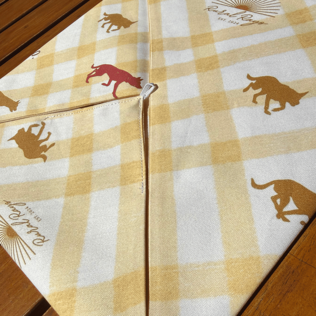 Kelpie Co. x Rural Rays Bandanna Collab