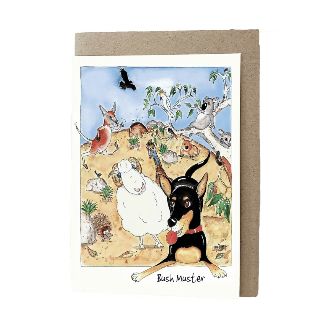 Kelpie Greeting Cards for Birthday, Christmas and General