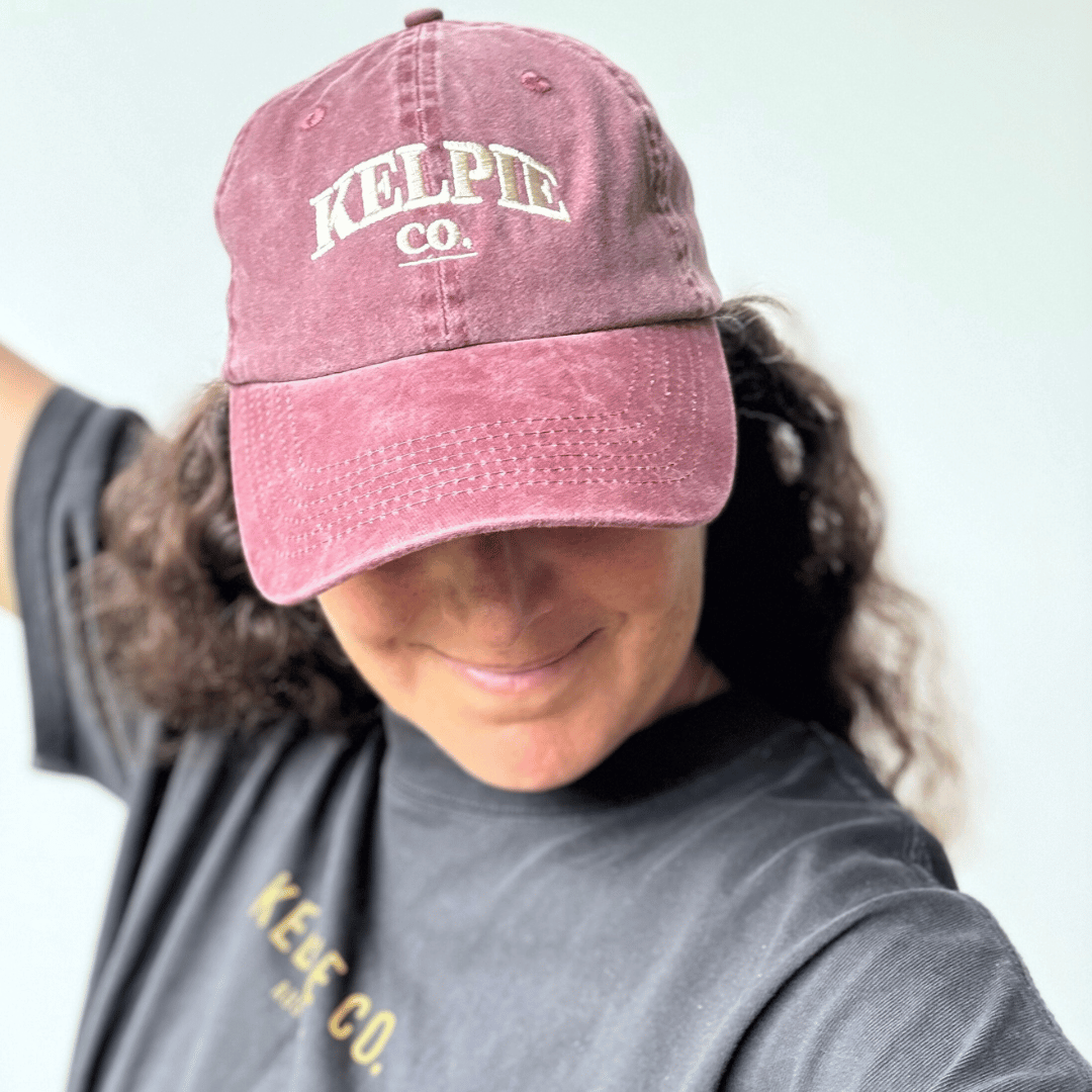 Kelpie Co. Faded Red Dad Cap