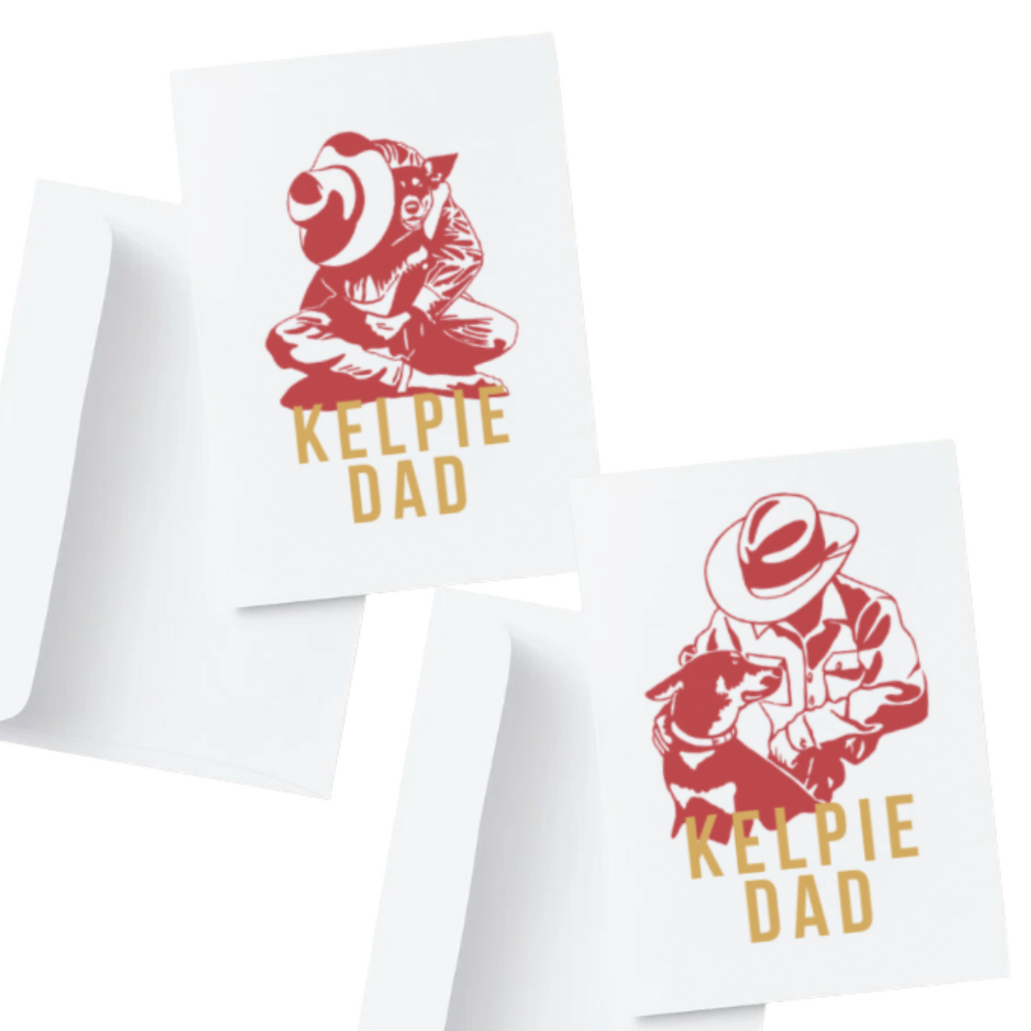 Kelpie Father's Day and Kelpie Dad Cards