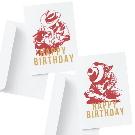 Kelpie Happy Birthday Card