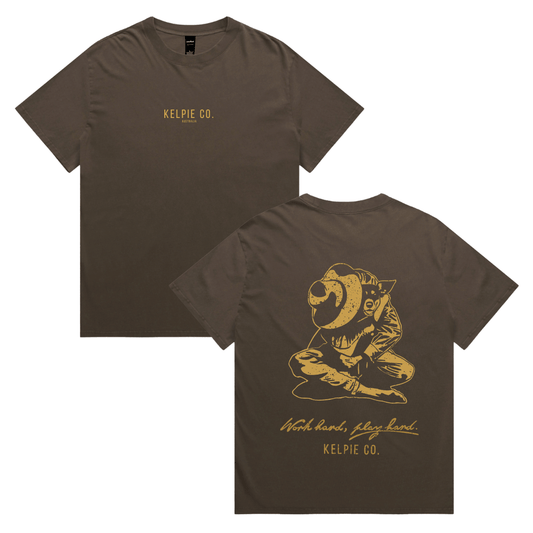 Kelpie Tshirt - Kelpie Co Hug Oversized Unisex Tee