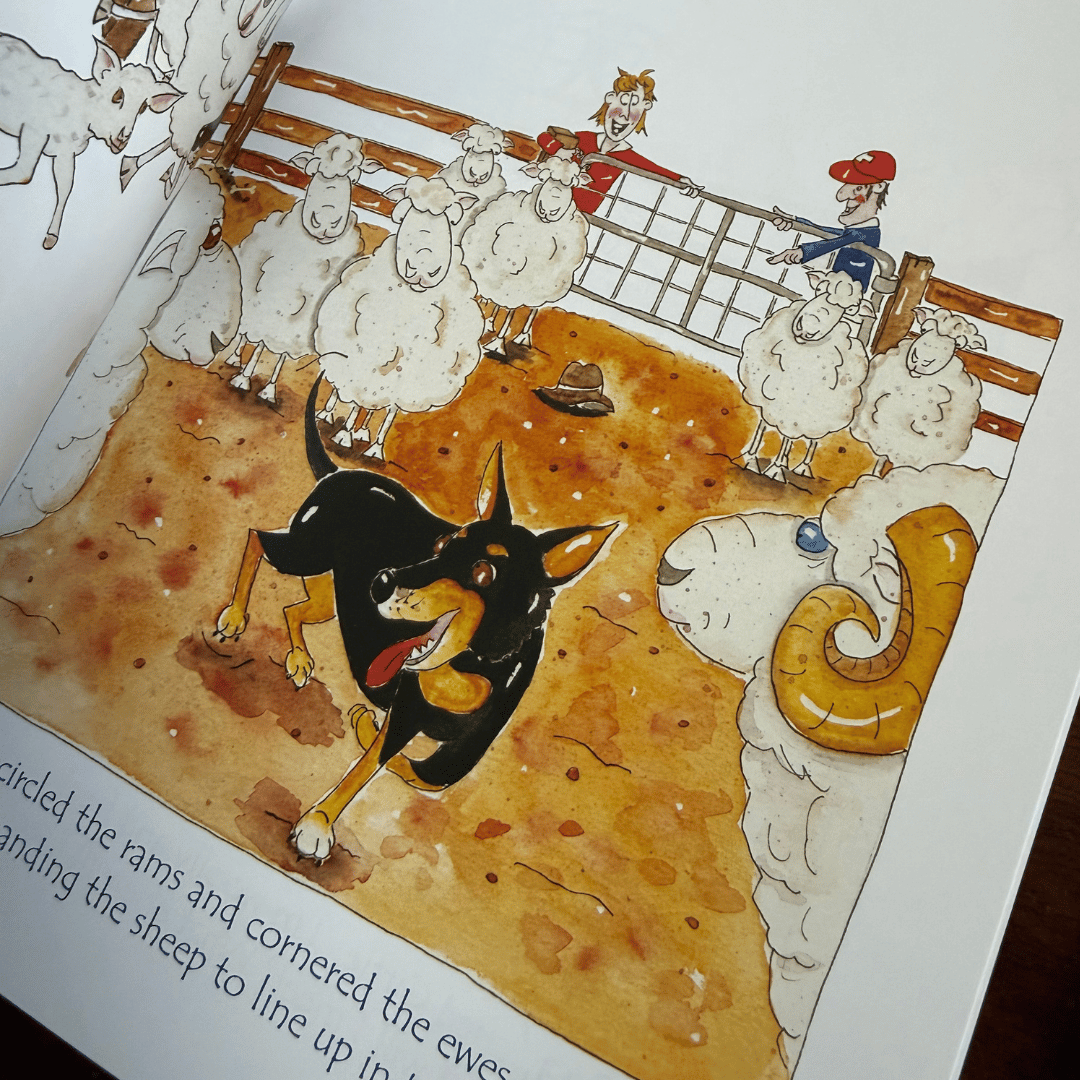 'One Yelpy Kelpie Wildlife Adventure' Children's Book