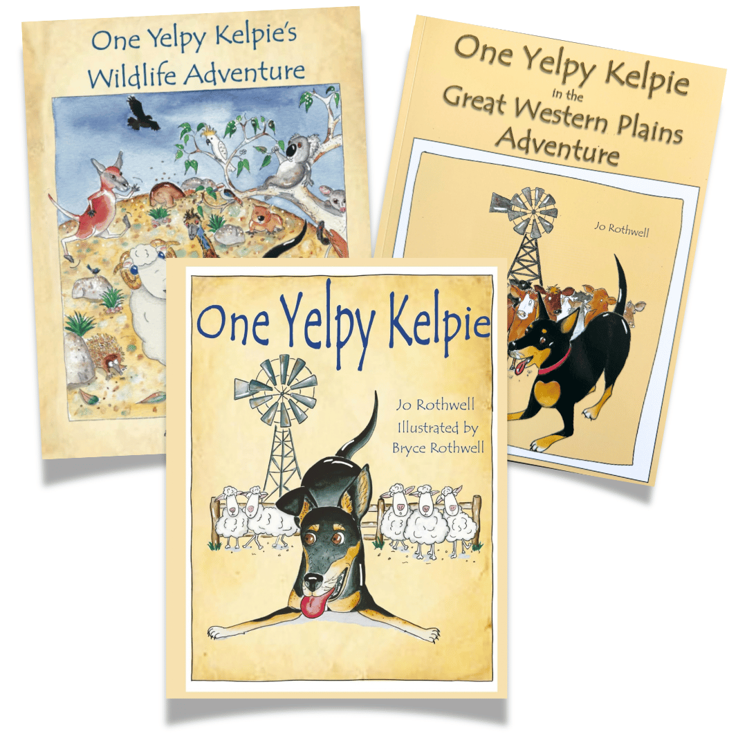 'One Yelpy Kelpie Wildlife Adventure' Children's Book