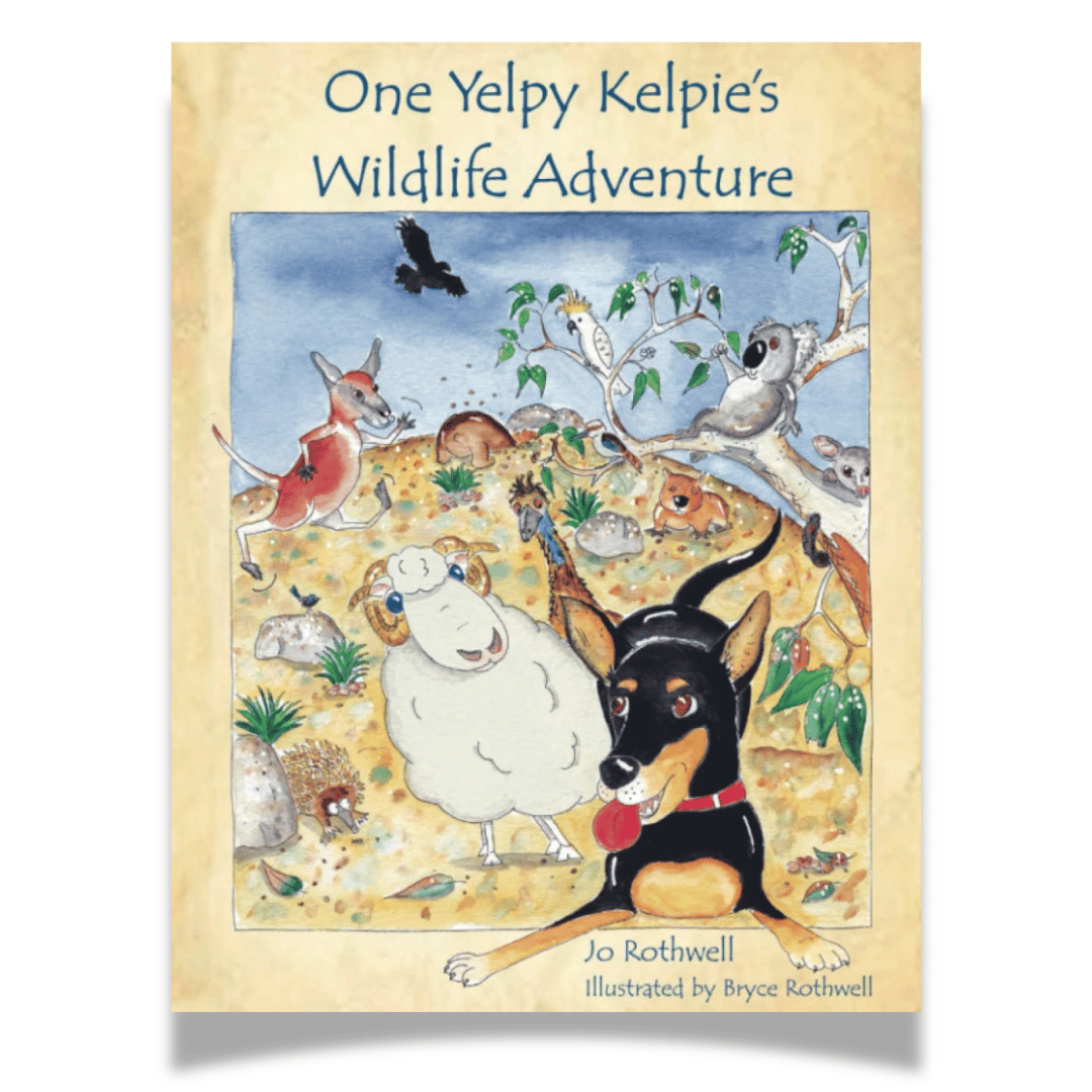'One Yelpy Kelpie Wildlife Adventure' Children's Book